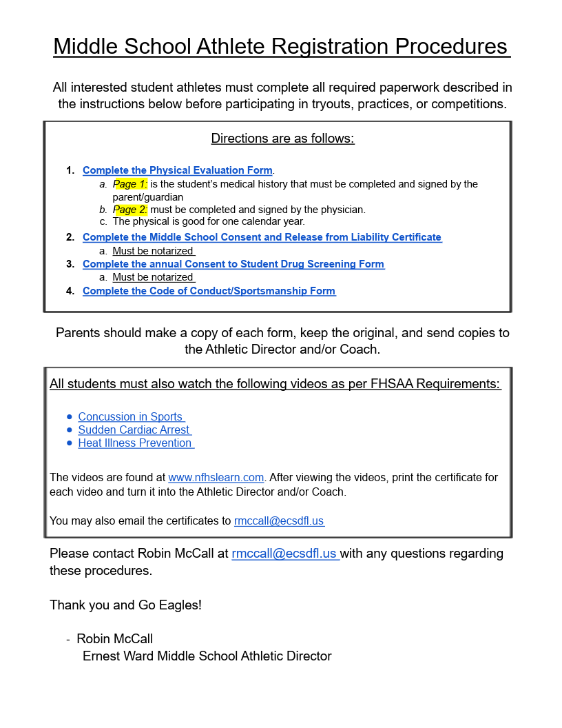 Athlete Registration